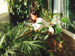 Anushka Sharma spends her Saturday morning with plants in her balcony garden