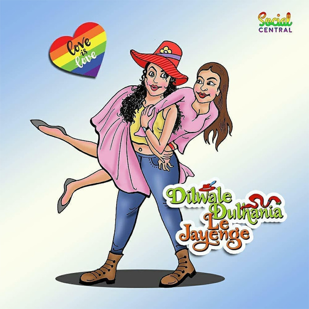 Bollywood's iconic film posters reimagined with same-sex relationships to celebrate Pride month, check out