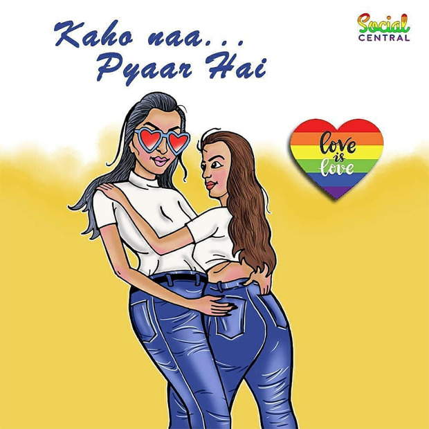 Bollywood's iconic film posters reimagined with same-sex relationships to celebrate Pride month, check out