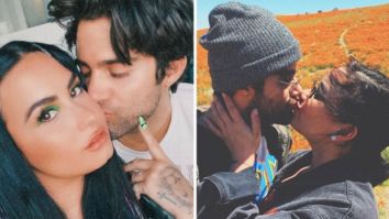 Demi Lovato gives sweet kisses to boyfriend Max Ehrich as she shares series of photos on his birthday 