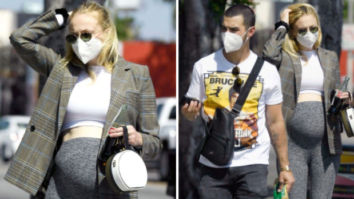 Pregnant Sophie Turner shows off her growing baby bump as she steps out with Joe Jonas in Los Angeles