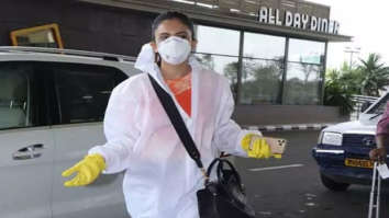 Rakul Preet Singh travels to Delhi, snapped wearing PPE gear