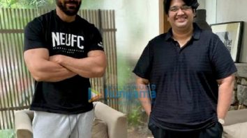 on the sets of the movie Satyameva Jayate 2