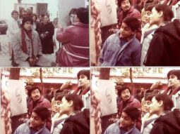 A young Abhishek Bachchan has a funny reaction to father Amitabh Bachchan’s portrait in this throwback photo