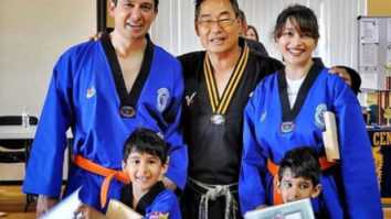 Madhuri Dixit reminisces the time she and her family earned the orange belt in Taekwondo