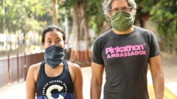On the first day of Unlock 1, Milind Soman and wife Ankita Konwar go for a run