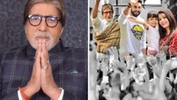Amitabh Bachchan expresses gratitude; shares an edit with Abhishek Bachchan, Aishwarya Rai Bachchan, Aaradhya