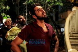 on the sets of the movie AndhaDhun