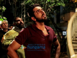 on the sets of the movie AndhaDhun