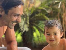 Arjun Rampal and Gabriella Demetriades share adorable moments on son Arik’s first birthday