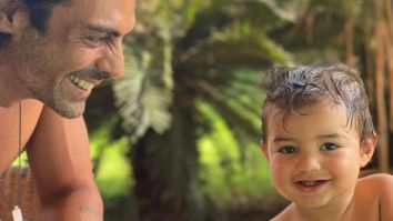 Arjun Rampal and Gabriella Demetriades share adorable moments on son Arik’s first birthday