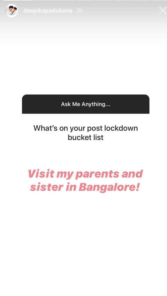 Deepika Padukone reveals her favourite character so far during the ‘Ask Me’ session on Instagram