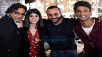 On The Sets Of The Movie Dil Bechara