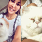 Jacqueline Fernandez shares selfies with her cat after calming meditation session