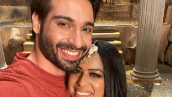 Naagin 4: Vijayendra Kumeria and Nia Sharma are all smiles as they post on the last day of shoot