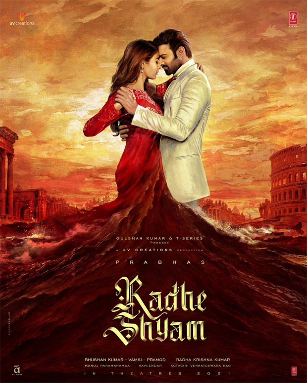 Prabhas and Pooja Hegde's film titled Radhe Shyam, first look reveals their intense romance Prabhas and Pooja Hegde's film titled Radhe Shyam, first look reveals their intense romance