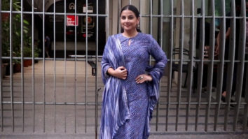 Vidya Balan snapped promoting her movie Shakuntala Devi in Bandra