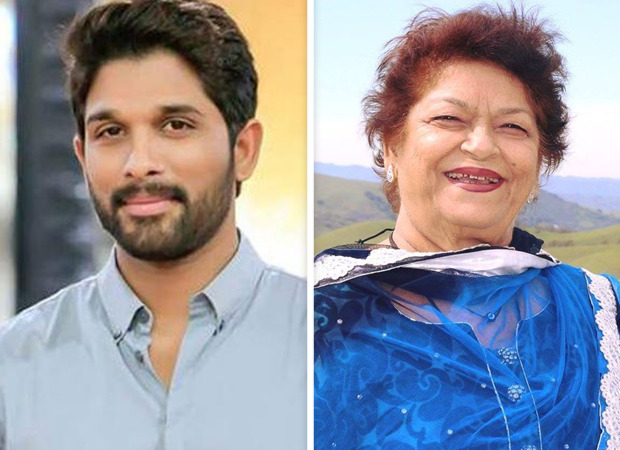 “She was my 1st choreographer ever in the movie DADDY,” writes Allu Arjun sharing old pictures with Saroj Khan