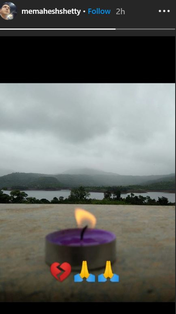 Sushant Singh Rajput's close friend Mahesh Shetty lights a candle in his memory
