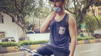 Zain Imam heads out for a 27 kms long cycle ride around the city