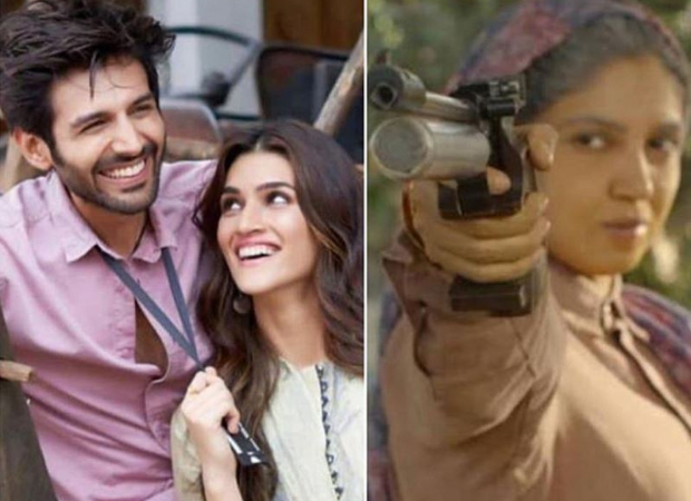 Kartik Aaryan has the perfect poster for Pati Patni Aur Woh sequel featuring Kriti Sanon and Bhumi Pednekar 