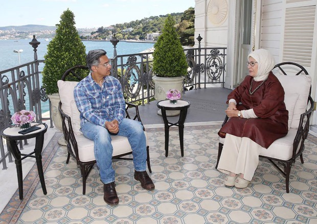 Aamir Khan meets Turkish first lady Emine Erdogan Aamir Khan meets Turkish first lady Emine Erdogan