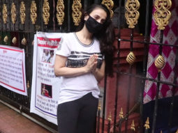 Ameesha Patel spotted at Ganpati Mandir in Juhu