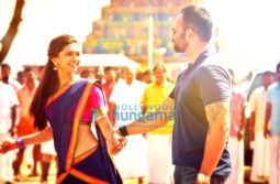 on the sets of the movie Chennai Express