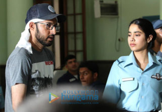 On The Sets Of The Movie Gunjan Saxena – The Kargil Girl