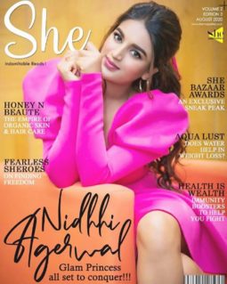 Nidhhi Agerwal On The Cover Of She India