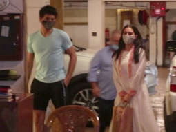 Sara Ali Khan and Ibrahim Ali Khan spotted at Saif Ali Khan’s house