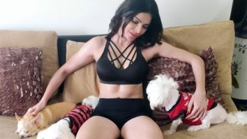 Sherlyn Chopra sizzles in a bikini; shares a video with her adorable dogs