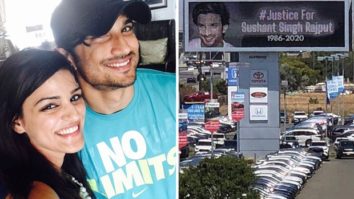Shweta Singh Kirti shares picture and video of a hoarding in California for Sushant Singh Rajput, calls it a worldwide movement