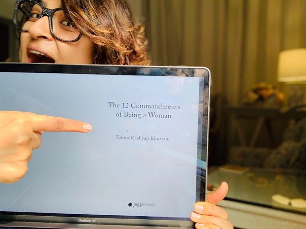 Tahira Kashyap Khurrana shares first glimpse of her unreleased book, The 12 Commandments Of Being A Woman