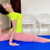 Urvashi Rautela nails the super-advanced yoga front splits