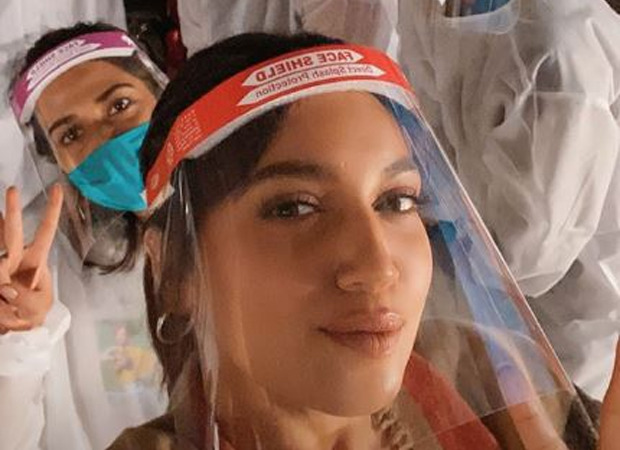 Bhumi Pednekar resumes shoot; embraces the new normal with a team selfie