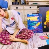 Janhvi Kapoor utilises her time ‘trying to be a painter’; shares her work