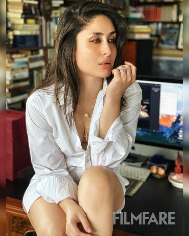 PICS: Kareena Kapoor Khan shoots at home for a magazine cover ; Saif Ali Khan turns photographer 