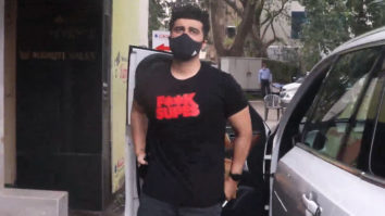 Arjun Kapoor snapped at a dubbing studio in Andheri