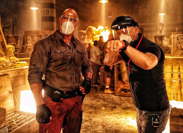 Dwayne Johnson resumes filming of Netflix's Red Notice after recovering from COVID-19