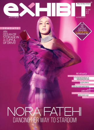 Nora Fatehi on the cover of Exhibit, Sep 2020