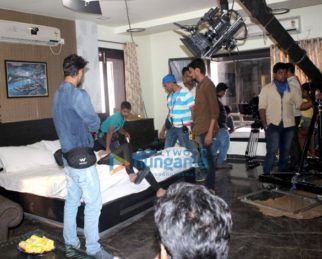 On The Sets from the movie Intezaar Koi Aane Ko Hai…