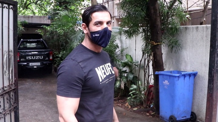 John Abraham spotted at Bandra