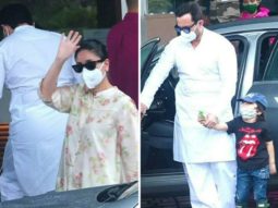 Kareena Kapoor Khan leaves for Delhi along with Saif Ali Khan and Taimur for Laal Singh Chaddha shoot