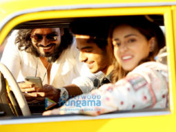 On the sets of the movie Khaali Peeli