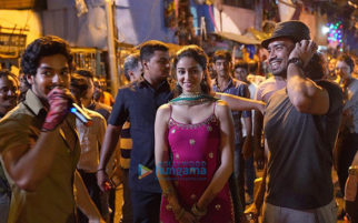 On the sets of the movie Khaali Peeli