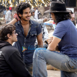 On the sets of the movie Khaali Peeli