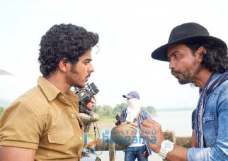 On the sets of the movie Khaali Peeli