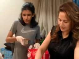 Madhuri Dixit sets up kitchen garden with her family, watch video
