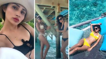 Mouni Roy sizzles in bikinis as she rings in her 35th birthday with her friends in Maldives